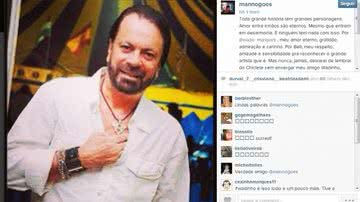 Imagem Manno Goes fala de suposto desentendimento entre Wadinho e Bell Marques