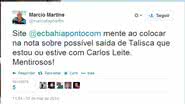 Imagem Bahia e advogado de Talisca desmentem venda do jogador