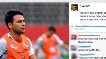 Imagem Em rede social, Maxi Biancucchi comemora volta aos treinos