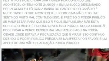 Imagem Enterrada vítima morta em tiroteio de São Francisco do Conde