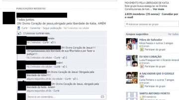 Imagem Amigos de Kátia Vargas comemoram soltura nas redes sociais