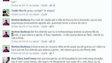 Imagem Fã carioca relata piti de Bieber: "piores fãs", teria dito cantor