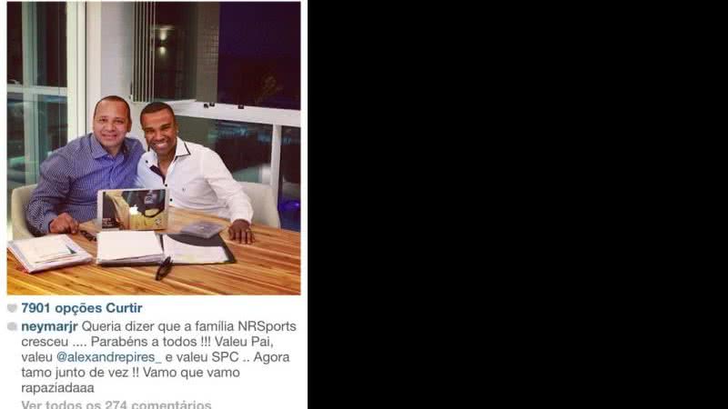 Imagem Parceria: pai de Neymar firma sociedade com Só Pra Contrariar