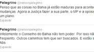 Imagem Crise no Bahia: Pelegrino ameaça ir à Justiça e ao Ministério Público