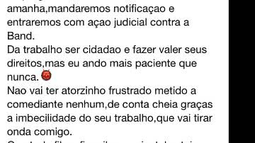 Imagem Luana é agressiva com Vesgo do "Pânico" e quase agride humorista