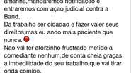 Imagem Luana é agressiva com Vesgo do "Pânico" e quase agride humorista