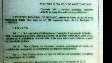 Imagem Brumado: prefeito aumenta em até 80% salário do seu irmão