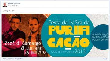 Imagem Prefeito de Santo Amaro promove festa de milhões e não se explica