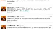 Imagem Através do Twitter, Geddel e Lucio disparam contra direção nacional do PMDB