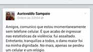 Imagem Promotor do Ministério Público da Bahia é assaltado