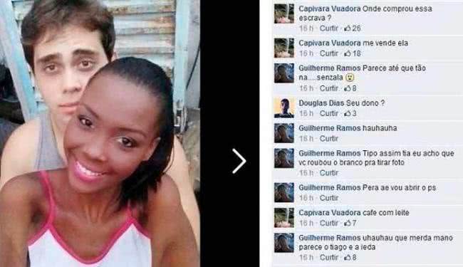 Imagem Racismo: "Onde comprou essa escrava?", diz internauta em foto de casal