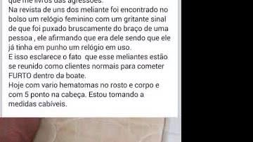 Imagem Garoto diz que teve boné roubado e foi agredido na boate The Hall