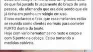 Imagem Garoto diz que teve boné roubado e foi agredido na boate The Hall