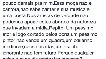 Imagem Magal detona Valesca Popozuda: “aborto da natureza”