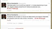 Imagem Sílvio Humberto "mata" Nelson Mandela