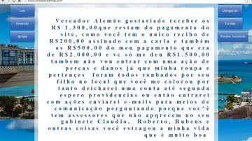 Imagem “Posso perder meu mandato, mas eu pego ele”, irrita-se vereador Alemão