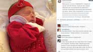 Imagem Solange Almeida apresenta a pequena Maria Esther
