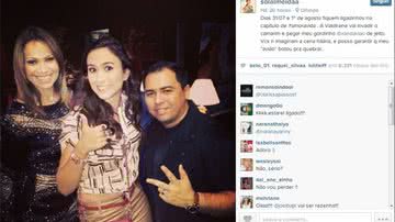 Imagem Amor à Vida: Xandy do Aviões do Forró é agarrado por Valdirene