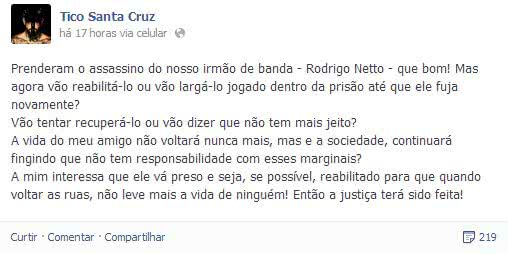 Imagem Polícia prende homem acusado de matar integrante da banda Detonautas
