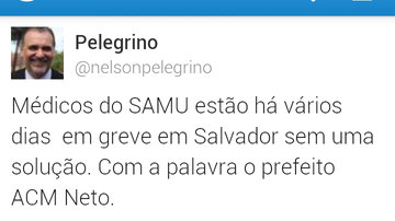 Imagem ACM Neto ignora Pelegrino