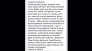 Imagem Em post, Wadinho nega saída do Chiclete: Vida que segue