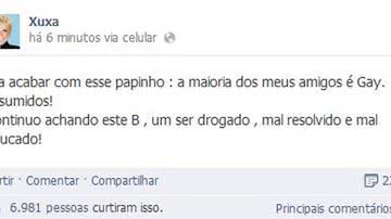 Imagem Xuxa se defende de críticas e volta a atacar Bieber
