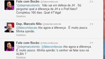 Imagem Nilo compara gestão de JH e Neto: "é pouca diferença"
