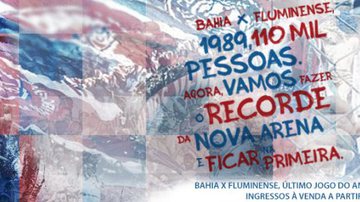 Imagem Filas na venda de ingressos para Bahia X Fluminense