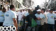 Imagem Governador é agredido por manifestante durante cortejo