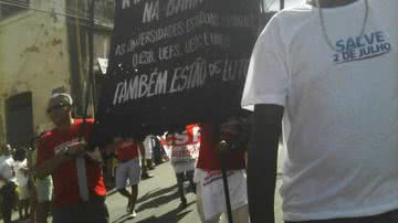 Imagem Além dos professores, servidores da Saúde e Judiciário também protestam