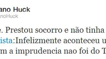 Imagem Luciano Huck sai em defesa do filho de Eike