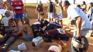 Imagem Carro capota e deixa cinco jovens feridos em Eunápolis