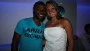 Imagem Vagner Love cai no pagode com a namorada