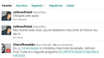 Imagem Jogador que perdeu noiva usa Twitter para deixar mensagem