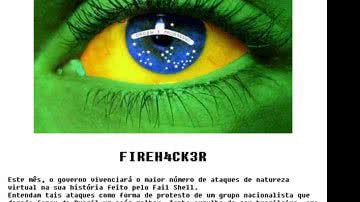 Imagem  Hackers invadem mais um site