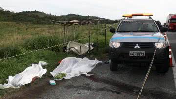 Imagem Acidente na BR-324: van fazia transporte clandestino