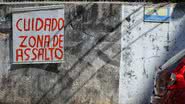 Imagem Placa alerta moradores da Pituba
