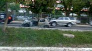 Imagem Carro pega fogo após colisão no Vale do Canela