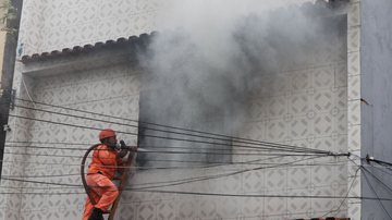 Imagem  Incêndio atinge casa no Jardim Cruzeiro