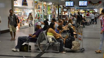 Imagem Movimento tranquilo no Aeroporto de Salvador