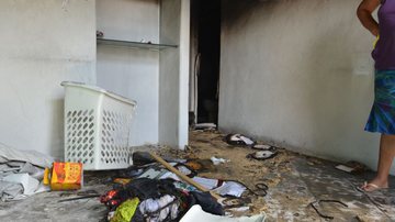 Imagem Incêndio destrói apartamento na Boca do Rio