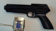 Imagem Ladrão preso com arma de brinquedo após roubo em mercado
