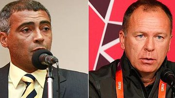 Imagem Romário chama Mano Menezes de imbecil e idiota