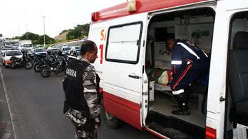 Imagem Motociclista sofre acidente na Paralela