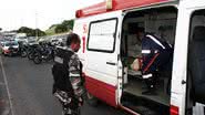 Imagem Motociclista sofre acidente na Paralela