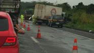 Imagem Acidente congestiona BR-324