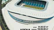 Imagem OAS desenvolve projeto inovador para arena do Grêmio