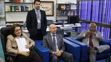 Imagem Presidente do TRE-BA e juízes debatem eleições  