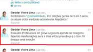 Imagem Geddel aconselha professores que pretendem perseguir Pelegrino durante campanha