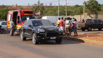 Imagem Ronaldinho Gaúcho sofre acidente de carro em Minas Gerais